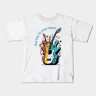 The Key to you're heart Kids T-Shirt